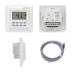 Терморегулятор цифровой программируемый для теплого пола Rexant RX-527H белый - фото 4