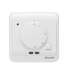 Терморегулятор механический для теплого пола Rexant R72XT белый - фото 1
