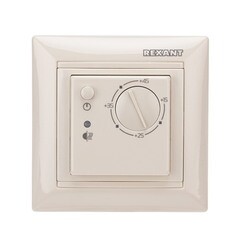 Изображение товара Терморегулятор механический для теплого пола Rexant RX-308B бежевый