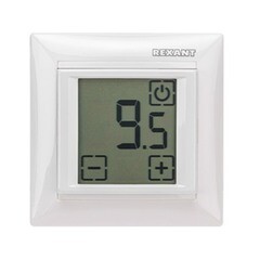 Изображение товара Терморегулятор сенсорный для теплого пола Rexant RX-419B белый