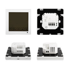 Терморегулятор сенсорный программируемый для теплого пола Rexant R200W белый - фото 3