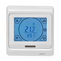 Терморегулятор сенсорный программируемый для теплого пола Rexant R91XT белый - фото 1