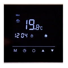 Изображение товара Терморегулятор сенсорный программируемый для теплого пола Rexant R300B черный