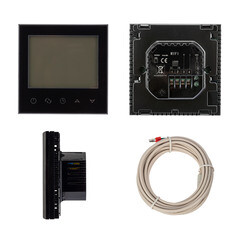 Терморегулятор сенсорный для теплого пола Rexant R150 черный с поддержкой Wi-Fi - фото 4