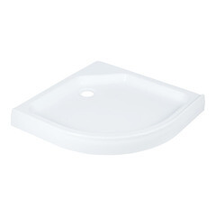 Изображение товара Поддон Triton акриловый 90х90х17 см полукруг белый низкий (Щ0000005624)