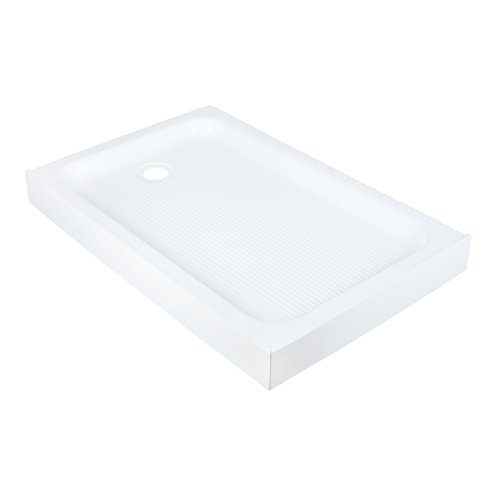 Изображение товара Акриловый поддон Triton 120х80 см низкий белый с каркасом