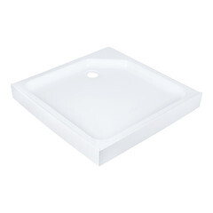 Изображение товара Поддон Triton акриловый 100х100х17 см квадрат белый низкий (Щ0000050808)