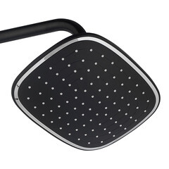 Душевой комплект ARGOtech Amanda с верхним душем с лейкой черный (AGD 25.1208 B) - фото 2