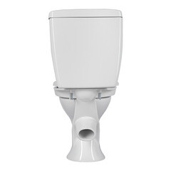 Унитаз-компакт Универсал Обь с косым выпуском с сиденьем пластик белый (4607152360462) - фото 3