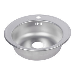 Мойка для кухни Ukinox Nord d50х16 см врезная сталь (Nr D500 (0,6) G) - фото 5