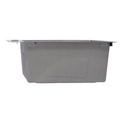 Мойка для кухни Ukinox Практика 45х50х20 см врезная с сифоном сталь (PRB450.500 -GT10C 0CW) - фото 6