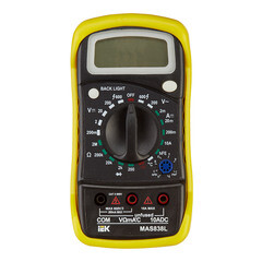 Мультиметр портативный IEK Master MAS838L (TMD-3L-838) - фото 1
