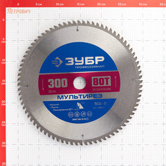 Диск пильный по алюминию Зубр 300х30х2 мм 80 зубьев (36907-300-30-80_z01) - фото 3