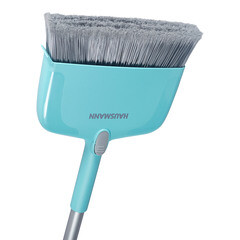 Совок Hausmann Cosmic пластиковый с длинной ручкой с щеткой - фото 2