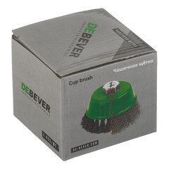 Корщетка для УШМ и УПМ Debever витая жесткая чашеобразная d75 мм М14 сталь - фото 3