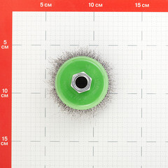 Корщетка для УШМ и УПМ Debever мягкая чашеобразная d65 мм М14 сталь - фото 3