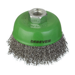 Изображение товара Корщетка для УШМ и УПМ Debever мягкая чашеобразная d75 мм М14 сталь