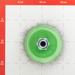 Корщетка для УШМ и УПМ Debever мягкая чашеобразная d100 мм М14 сталь - фото 2