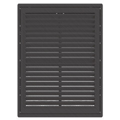 Изображение товара Решетка вентиляционная пластиковая приточно-вытяжная НашВент 182х251 мм с сеткой кварц