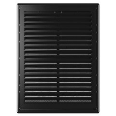 Изображение товара Решетка вентиляционная пластиковая приточно-вытяжная НашВент 182х251 мм с сеткой черная