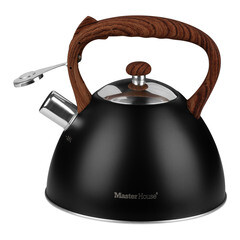Чайник со свистком нержавеющая сталь Master House Marco 2,6 л черный - фото 2