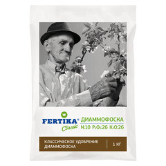 Изображение товара Удобрение минеральное сухое гранулированное Диаммофоска Fertika 1 кг