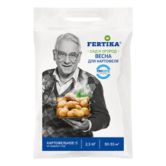 Удобрение минеральное сухое гранулированное Тукосмесь Картофельное-5 Fertika 2,5 кг - фото 1