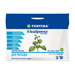 Изображение товара Удобрение минеральное сухое для выращивания рассады гранулированное Leaf Power Fertika 50 г