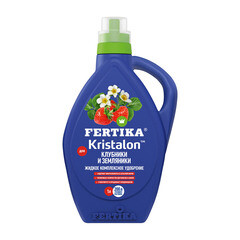 Удобрение минеральное жидкое для клубники и земляники Кристалон Fertika 1 л - фото 1