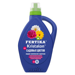 Изображение товара Удобрение минеральное жидкое для полива садовых цветов Кристалон Fertika 2 л