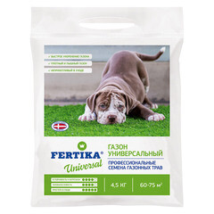 Семена газонной травы Газон Универсальный Fertika 4,5 кг - фото 1