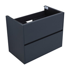 Тумба под раковину Lavelly Cube 80 см подвесная графит матовый (00316639) - фото 7