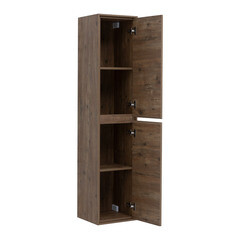 Пенал Lavelly Cube 35 см подвесной дуб рустик - фото 9