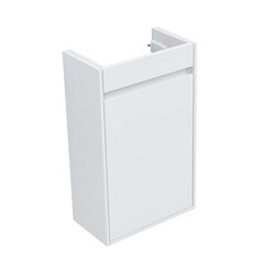 Тумба под раковину Lavelly Cube 40 см подвесная белый глянец (00316621) - фото 6