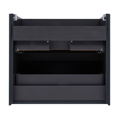 Тумба под раковину Lavelly Cube 71 см подвесная графит матовый (00316631) - фото 5