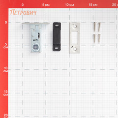 Защелка межкомнатная Palladium 100-М CP матовый хром - фото 2