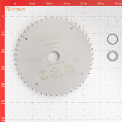 Диск пильный по дереву Cutop Profi plus 230х32/30/25,4/20х2,4 мм 48 зубьев (75-23048Т) - фото 2