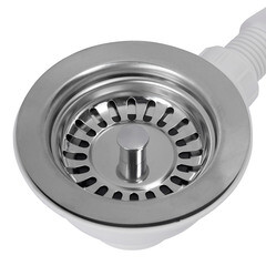 Выпуск для мойки McAlpine 3 1/2 с переливом хром (OFR2-113S) - фото 5