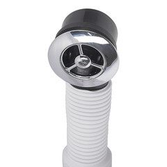 Выпуск для мойки McAlpine 3 1/2 с переливом хром (OFR2-113S) - фото 4