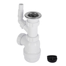 Сифон для раковины и мойки McAlpine 1 1/2х40 мм с выпуском d70 мм (MRSK3)