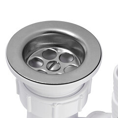 Сифон для раковины и мойки McAlpine 1 1/2х40 мм с выпуском d70 мм (MRSK3) - фото 5