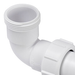 Соединение для сифона McAlpine 1 1/4 23 см белый (HC13-32) - фото 3