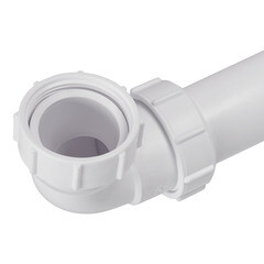 Сифон для раковины и мойки McAlpine 1 1/2х40 мм со смещением без выпуска с отводом (MRSK7-5571) - фото 6