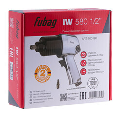 Гайковерт пневматический Fubag IW580 1/2 ударный (100190) - фото 2