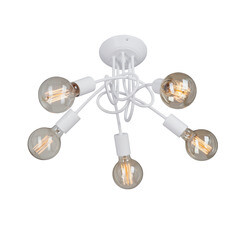 Люстра потолочная Vitaluce V3727 E27 200 Вт 15 кв.м (V3727-0/5PL) - фото 1