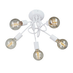 Люстра потолочная Vitaluce V3727 E27 200 Вт 15 кв.м (V3727-0/5PL) - фото 2