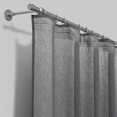 Тюль вуаль серый 300х280 см Decofest Прима (153.726) - фото 5