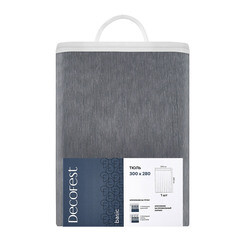 Тюль вуаль серый 300х280 см Decofest Прима (153.726) - фото 3