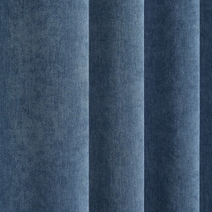 Штора шенилл синяя 200х280 см Decofest Сола (153.744) - фото 2
