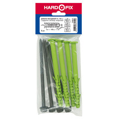 Дюбель фасадный Hard-Fix с шурупом шестигранная головка 10х135 мм коррозионностойкий (4 шт.) - фото 3